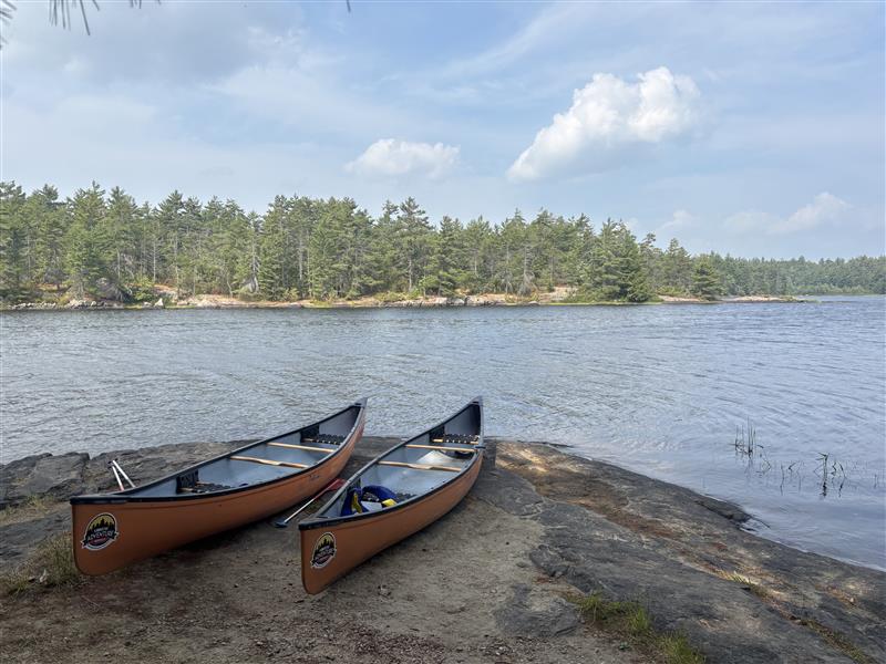 Cox Lake site canoe access point