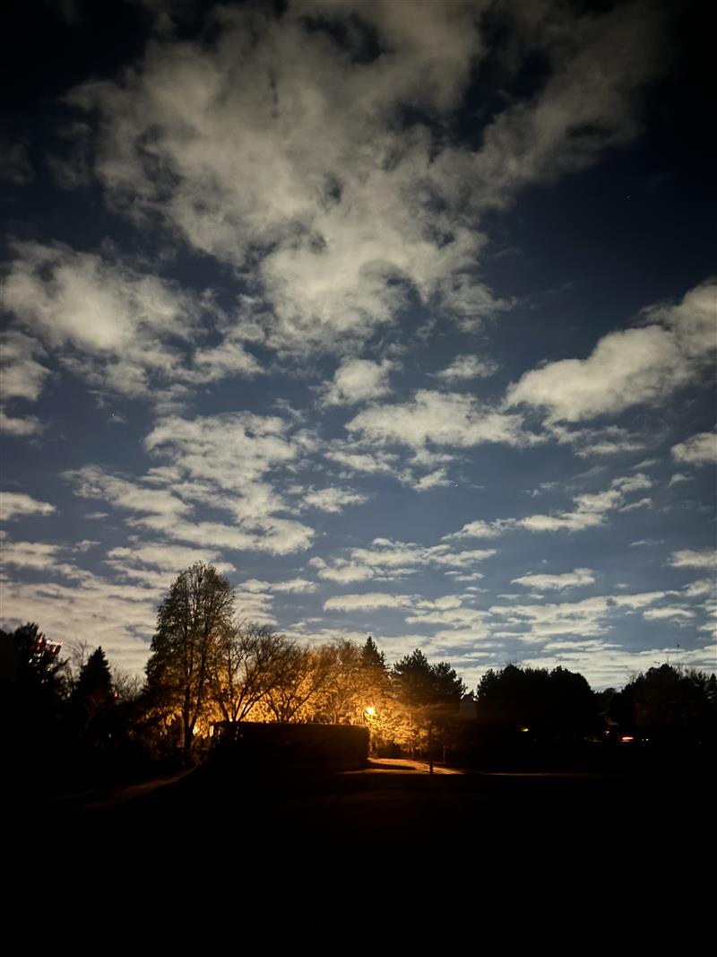 Markham night sky